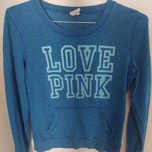 Victoria secret love PINK pullover long sleeve sweatshirt women's medium
